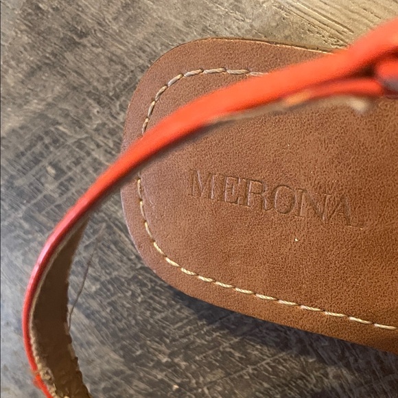 Merona Orange Braided Sandals - Picture 3 of 4